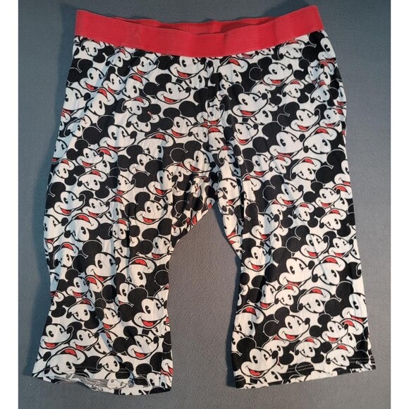 Disney Mickey Mouse Capri Joggers Lounge Pajama Pants Ladies 2XL - Picture 1 of 8